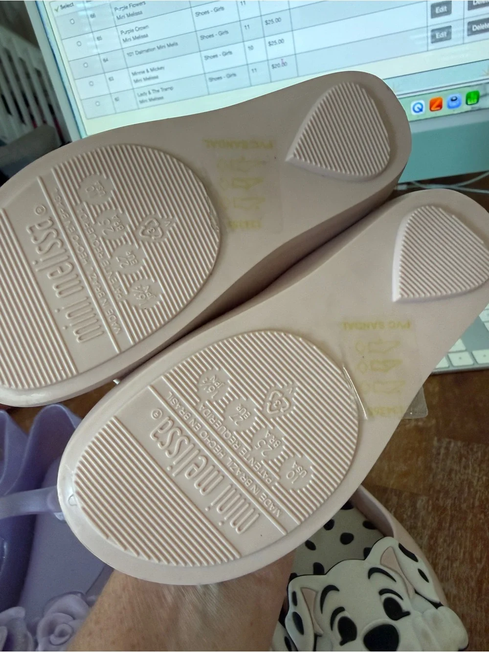 Mini Melissa; Kissing Minnie & Mickey. No Tags, Never Worn